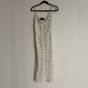 Realisation THE ALBA in White Strawberry Dress